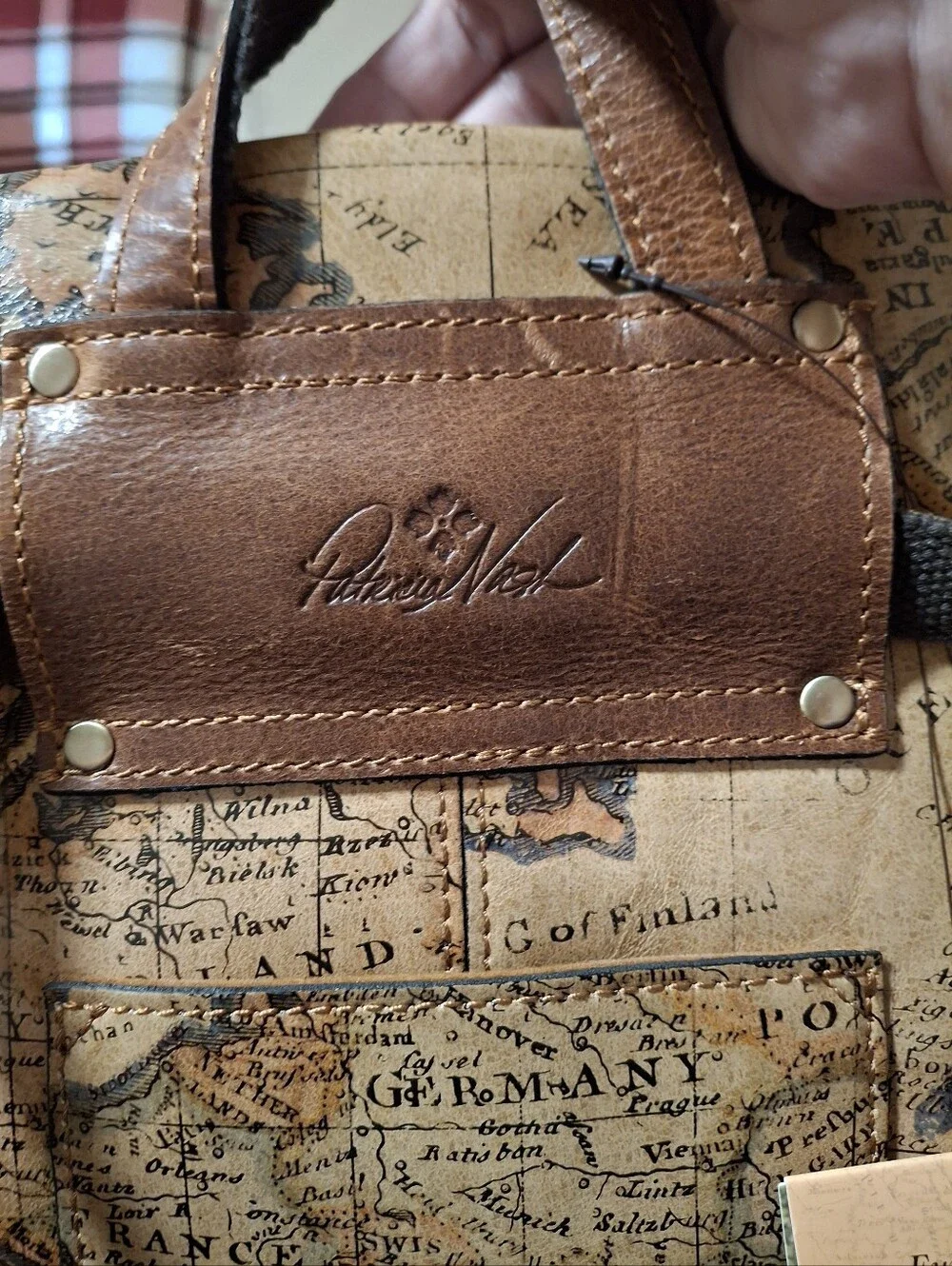 Patricia Nash Luzille Backpack- European Map